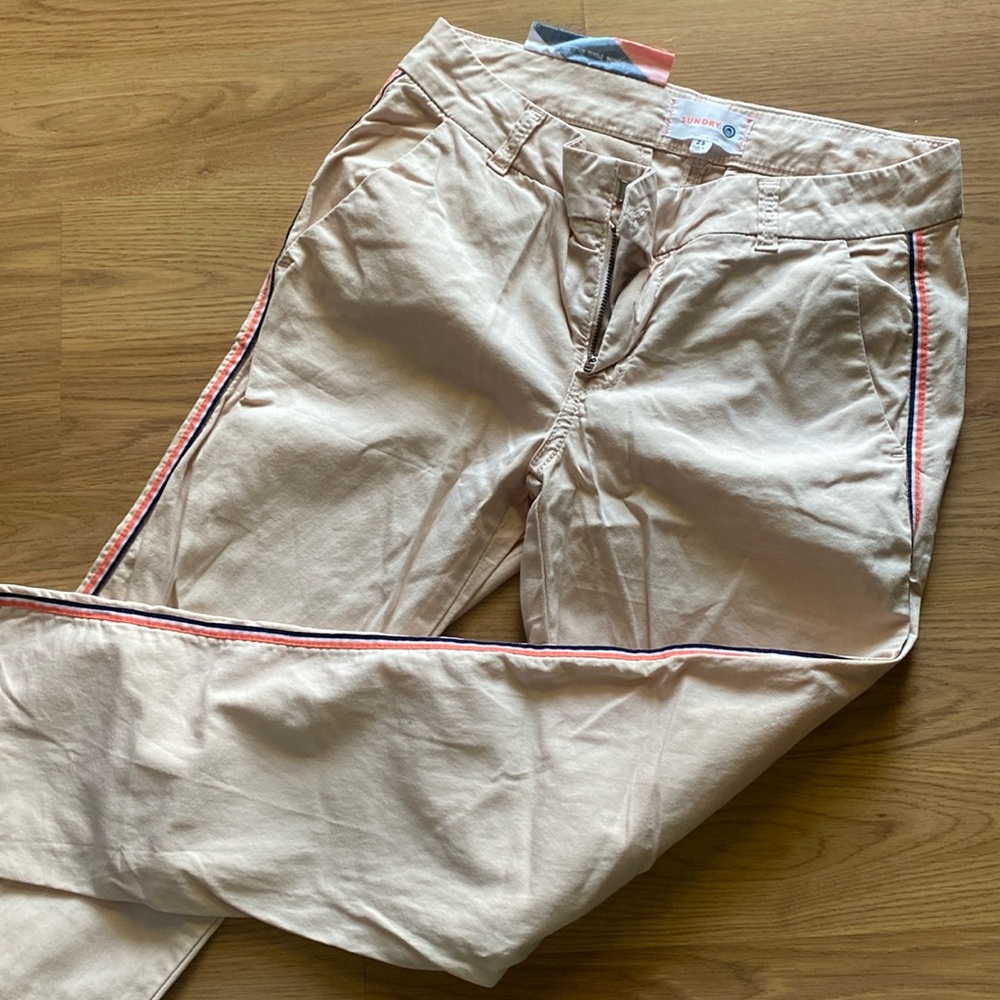 Sundry side stripe trousers
